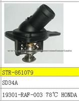 For HONDA Thermostat And Thermostat Housing 19301-RAF-003