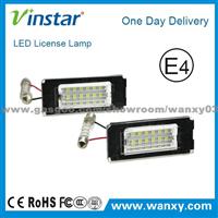 High Quality Mini LED License Lamp Mini Number Plate Lamp For Mini R56 Car