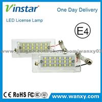 X5 LED License Lamp X3 LED Number Plate Lamp For BMW X5 X3 With E-Mark