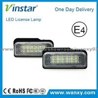 Mercedes-Benz LED License Lamp W203 LED Number Plate Lamp For Mercedes-Benz W203 5D With E-Mark Certificate