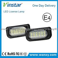 Benz LED License Lamp Sedan LED Number Plate Lamp With CE & E-Mark Certificate