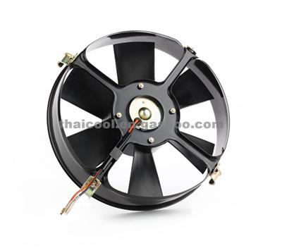 10 Inch 12V / 24V Car Radiator Condenser Fan Auto Cooling Fan 5 Straight Blade Axial Fan 255.E1