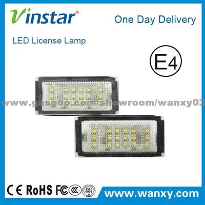 BMW LED License Plate Lamp E46 LED License Lamp