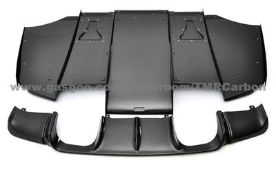 BMW 08-12 M3 Var Style Carbon Fiber Rear Diffuser