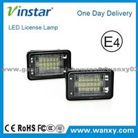 Factory Price Benz GLK X204 LED License Plate Lamp Benz Auto Parts With E4 E-Mark