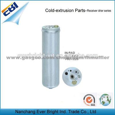 Auto air conditioning aluminum receiver drier