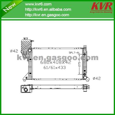 High Cooling Efficiency Car Radiator FOR BENZ 95- Sprinter OEM 901 500 3400
