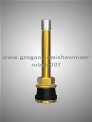 Tubeless Metal Clamp-In Valves For Truck And Bus Wheel TR570 Series Metric Rim Hole Valves