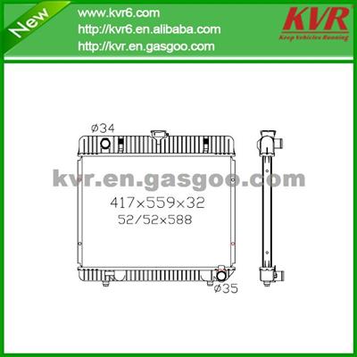 Mechanical Aluminum Radiator FOR BENZ 77- W 123 / W 126 OEM 123 502 3401