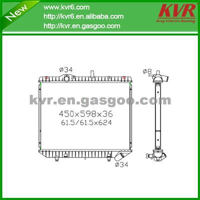 High Cooling Efficiency Car Radiator For BENZ - MB100/140 VAN