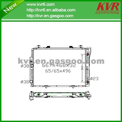 High Cooling Efficiency Car Radiator For BENZ 91 - W140 300SE/SEL S320 OEM 140 500 0303 / 140 500 0403