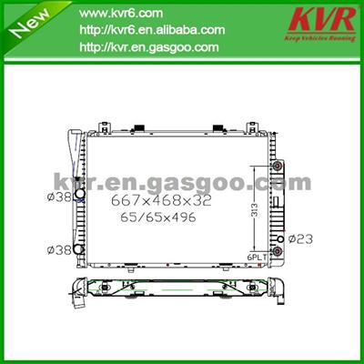 High Cooling Efficiency Car Radiator FOR BENZ 96 - W140 S320 300SE/SEL OEM 1405002103