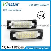 Mercedes LED License Plate Lamp Sedan LED License Lamp For Benz W210 4D Sedan W202 4D Sedan Facelift