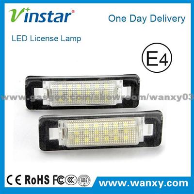 Mercedes LED License Plate Lamp Sedan LED License Lamp For Benz W210 4D Sedan W202 4D Sedan Facelift