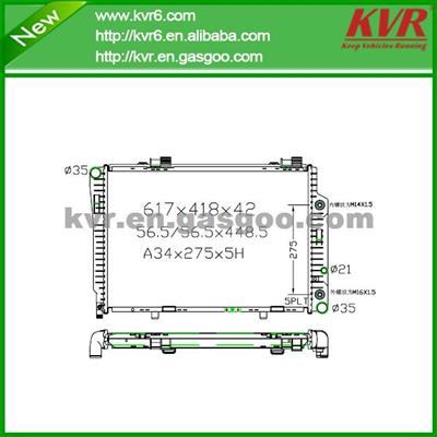 Brazed Radiator For BENZ 93- C208 R170 W202 W208 OEM 202 500 3203
