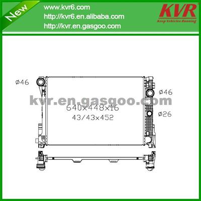 Mechanical Aluminum Radiator FOR BENZ W204 C-CLASS/07— C180CGI OEM 204 500 0303/ 204 500 2203