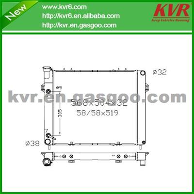 Brazed Radiator For CHRYSLER 93-97 Grand Cherokee