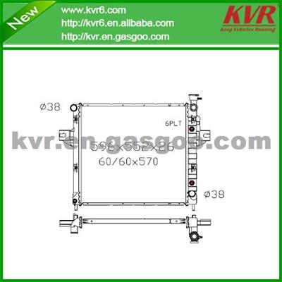 Brazed Auto Radiator For CHRYSLER 99-00 Grand Cherokee