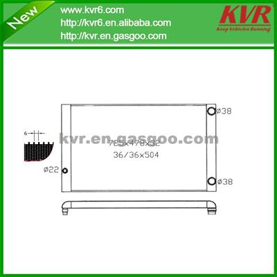 Cheap Radiator FOR AUDI 03- 07 A8 4.2V8 OEM 4EO 121 251 C /4EO 121 251 E