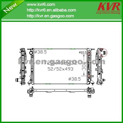 UNIVERSAL COOLING SYSTEM Radiator FOR AUDI 09-A4 3.2L QUATTRO/08-A5 3.2L QUATTRO/09-Q5 3.2L QUATTRO/10-S4 3.0 TURBO 10-S5 3.0 TURBO