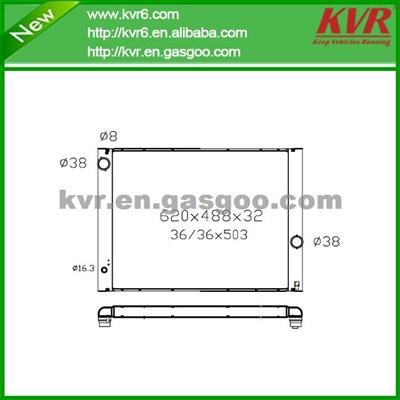 Auto Cooling Radiator FOR BMW 02-03 745 / 04-05 645 / 06-08 550i / 03- 760 OEM 1711 750 7972 / 1711 250 7972