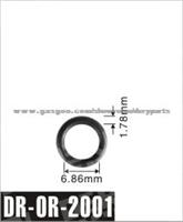 DR-OR-2001 Good Quality Fuel Injector Part Viton Orings 6.86*1.78mm