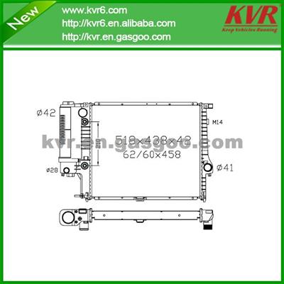 Auto Cooling Radiator FOR BMW 88- E 34
