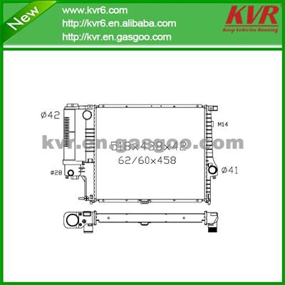 Mechanical Aluminum Radiator FOR BMW 88- E 34 OEM 1 719 309