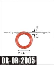 DR-OR-2005 Fuel Injector Viton O-Ring For Denso Used Mazda Mitsubishi Cars 7.49*2.16mm