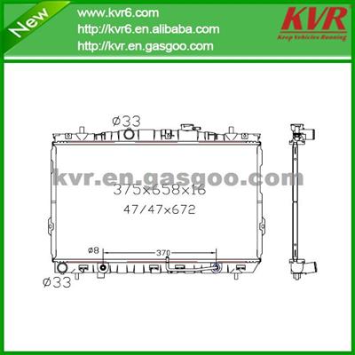 Radiator Assembly FOR HYUNDAI 03-08 TIBURON/Elantra