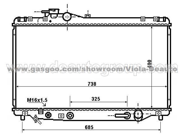 Toyota 16400-46300 Radiator