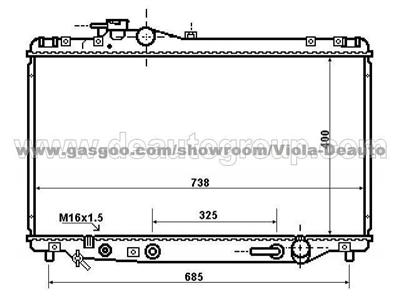Radiator 16400-46300