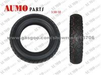 Tire 3.50-10, Tubeless, For Scooters (MV172030-0020)