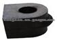 Rubber bushing, stabilizer