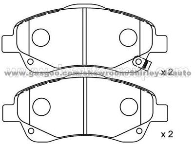 Brake Pad Set 04465-05130