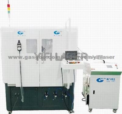 Cylindrical Battery Shell And End Cover Seal Laser Welding Machine