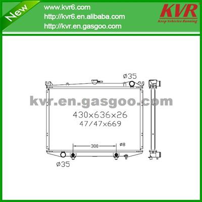 Racing Radiator FOR NISSAN 85- Datsun Truck / Terrano Pathfinder Hardbcdy DPI 1442