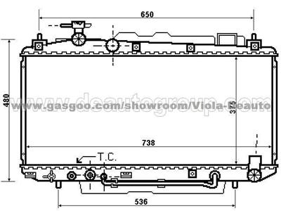 Radiator 16400-28180