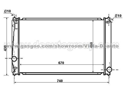 Radiator 16400-28570