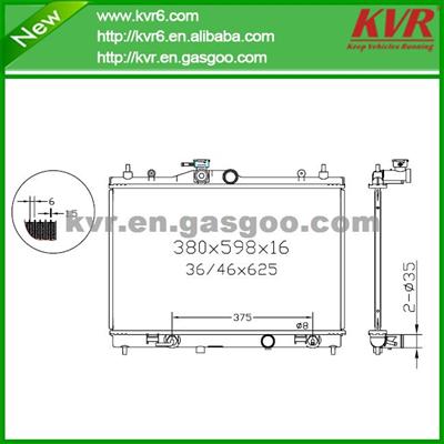 Brazing Radiator FOR NISSAN DPI 13002