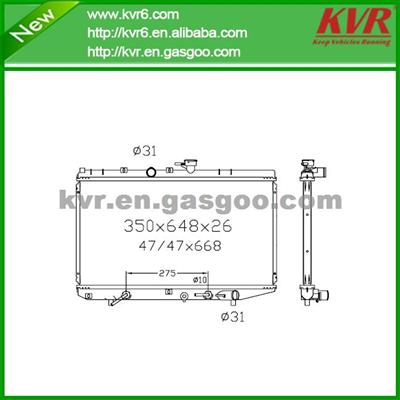 Auto Cooling System RadiatorFOR KIA 01- Rio NISSENS 66625