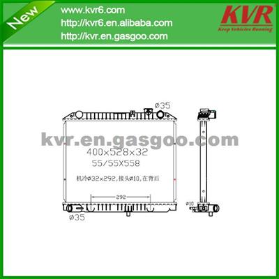 Performance Aluminum Radiator FOR KIA -K-SEIECOI 2.7(D) NISSENS 66623