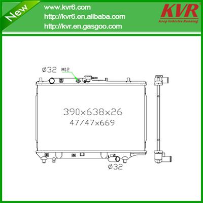 Brazing Radiator FOR MAZDA 90-94 323 / Familia OEM B6S7-15-200A / B6S7-15-200F