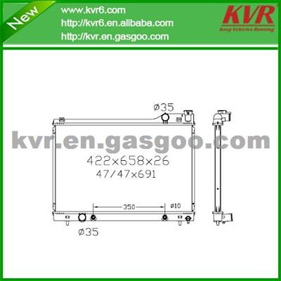 Brazing Radiator FOR MAZDA 91- MS-9 / Sentia / 929 OEM JE49-15-200/JEA6-15-200