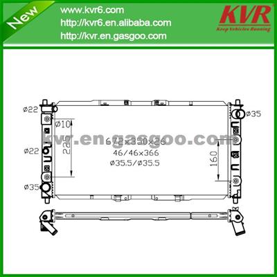 Aluminum Radiator FOR MAZDA 94-98 AStina BA2.0V6 DPI 1559