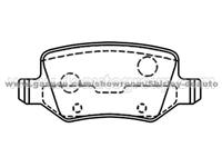 Brake Pad 168 420 04 20