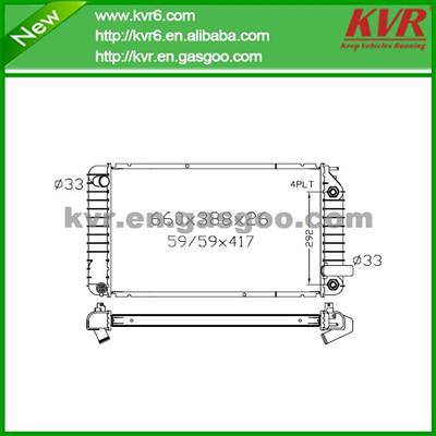 Assy Radiator FOR GM 94-95 Beretta / Corsica NISSENS 60918A/60920A