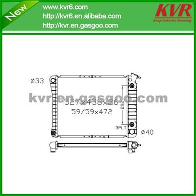 Complete Radiator FOR GM C & K Series Pickups / G Series Vans --- NISSENS 60928A/69113A