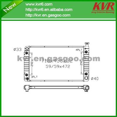 High Quality Auto Radiator FOR GM 92-93 Suburban / 88-95 C & K Series Pickups NISSENS 60958A