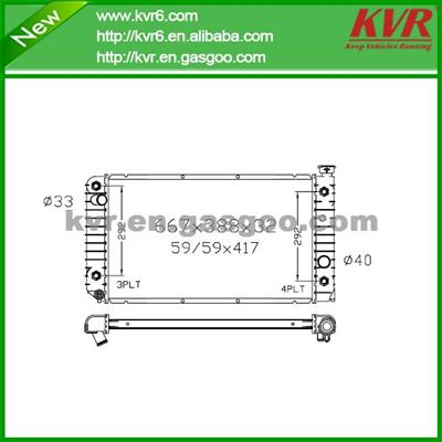 Made In China Radiator FOR GM 88-94 S & T Series Pickups / Blazers --- NISSENS 60968A